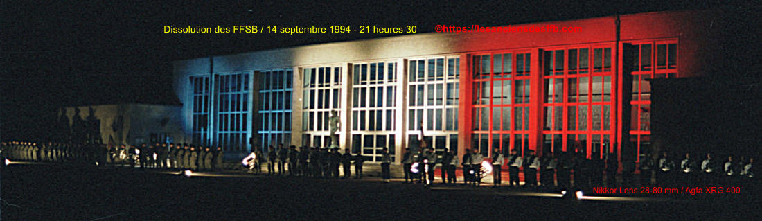 ©https://lesanciensdesffb.com Dissolution des FFSB / 14 septembre 1994 - 21 heures 30 Nikkor Lens 28-80 mm / Agfa XRG 400