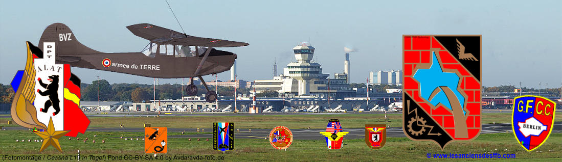 (Fotomontage / Cessna L19 in Tegel) Fond CC-BY-SA 4.0 by Avda/avda-foto.de  www.lesanciensdesffb.com D P T A L A T 